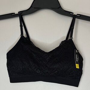 Coobie Black Lace Bralette OS